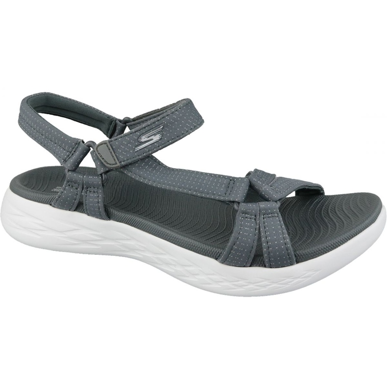 Skechers On The Go 600 15316-CHAR harmaat sandaalit