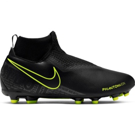 Nike Phantom Vsn Academy Df FG / MG Jr AO3287-007 jalkapallokengät musta musta