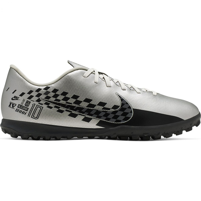 Nike Mercurial Vapor 13 Club Neymar Tf M AT8000-006 jalkapallokengät harmaa hopea