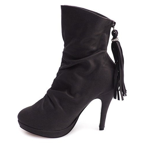 Korkeat saappaat nastassa 1020 harmaa