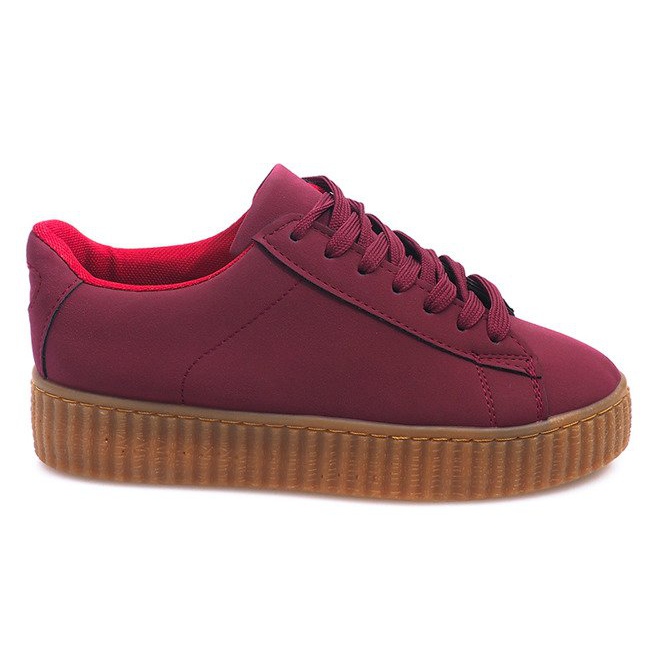 Creepers saappaat AM-1101 punaisella alustalla punainen