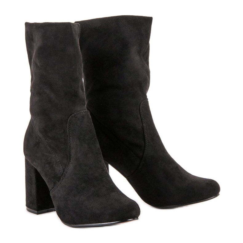 Super Mode Slip-on saappaat postissa musta