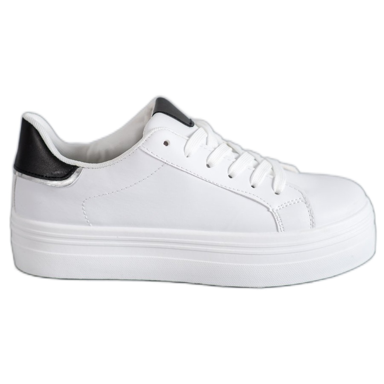 SHELOVET Muodikkaat urheilukengät valkoinen