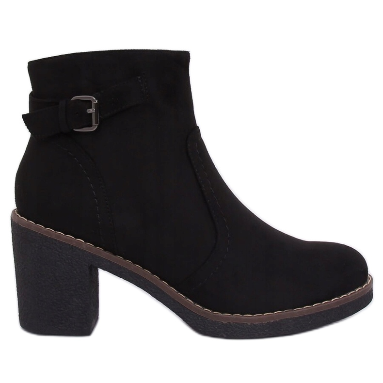 Saappaat kumikantaalla musta 8B855 Musta