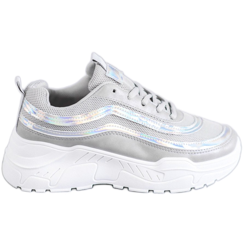 SHELOVET Vaaleanharmaat urheilukengät