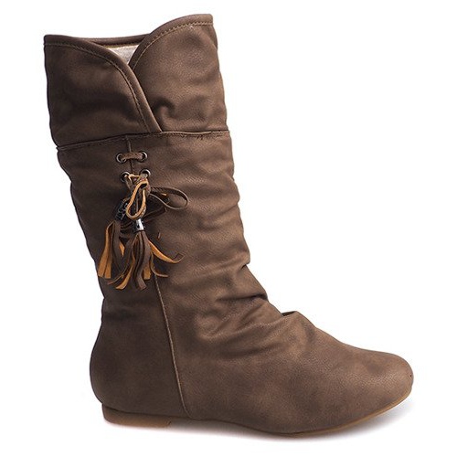 Lämmin saappaat Saszki XQ38 Khaki saappaat vihreä