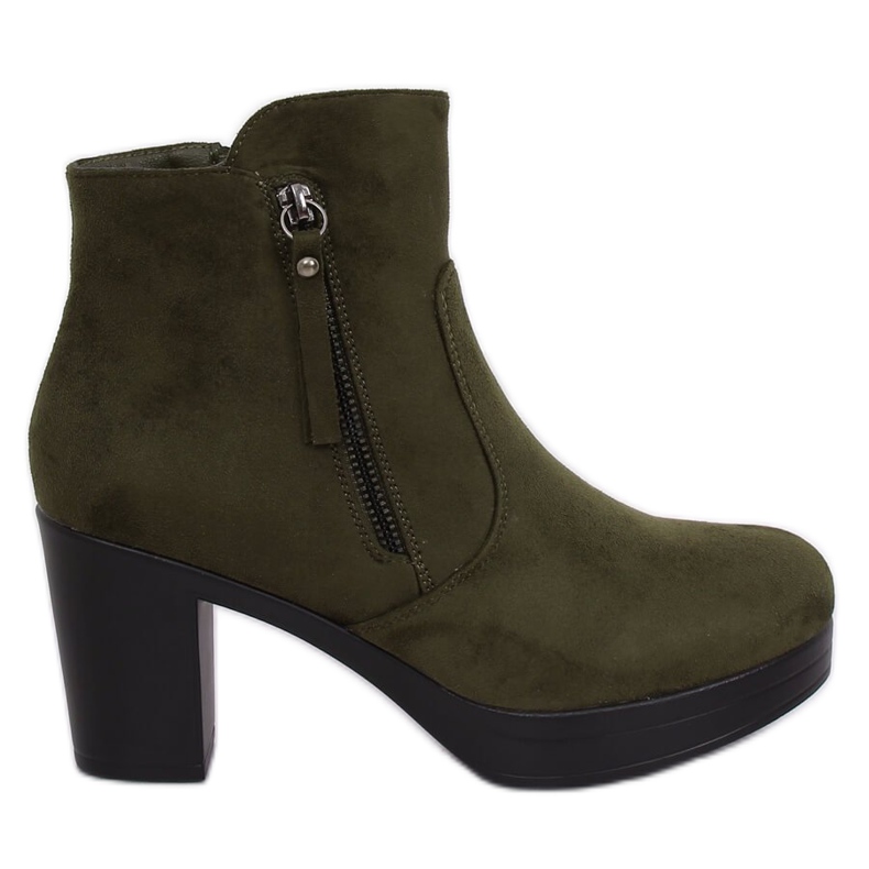 Vihreät korkokengät 8B882 Vihreä