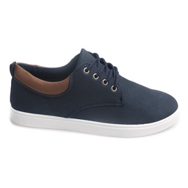 Miesten vapaa -ajan lenkkarit 655 Navy Blue tummansininen