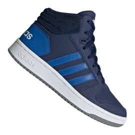 Adidas Hoops Mid 2.0 Jr EE6707 kengät tummansininen