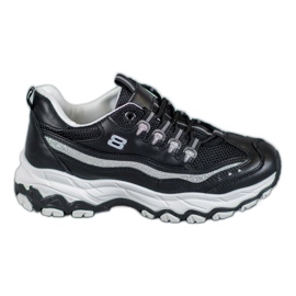 Yes Mile Glitterillä varustetut lenkkarit musta