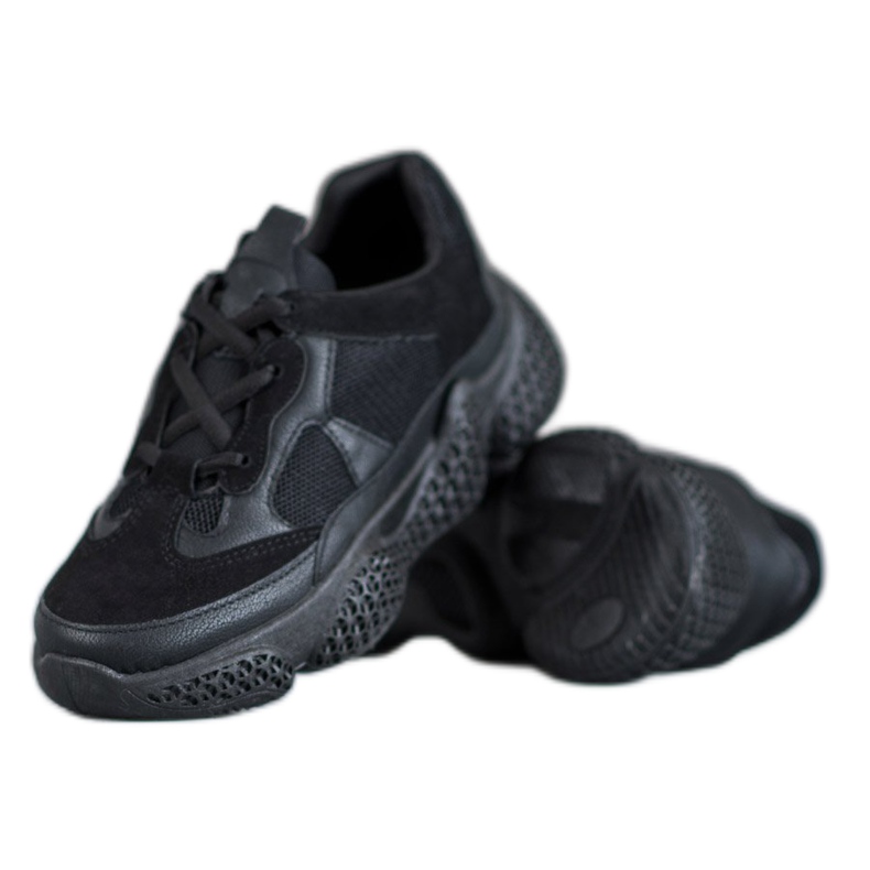 SHELOVET Naisten mustat lenkkarit