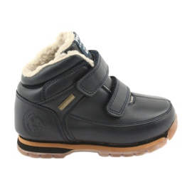 American Club Saappaat Velcro -saappaat American ES42 navy blue tummansininen