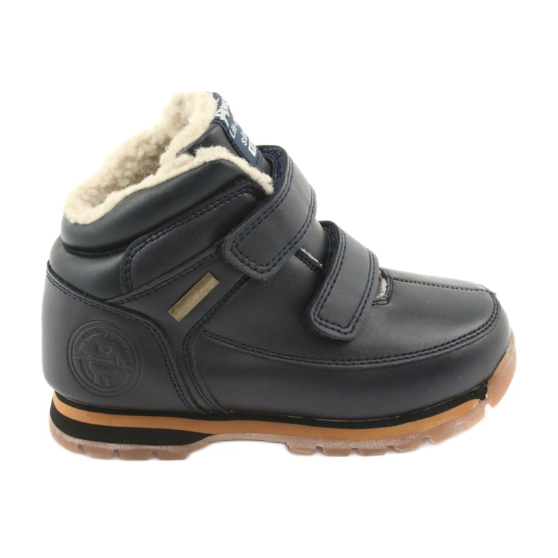 American Club Saappaat Velcro -saappaat American ES42 navy blue laivastonsininen