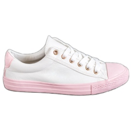 EXQUILY Värikkäät lenkkarit valkoinen