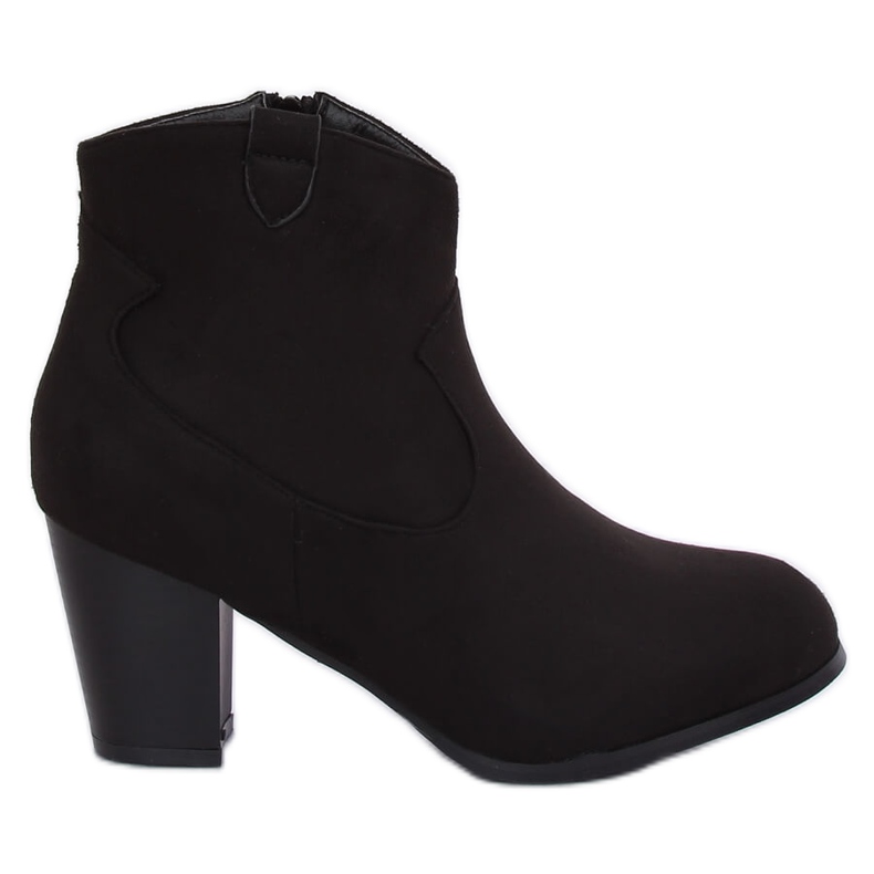 Mustat cowboy-saappaat F166-5 Musta