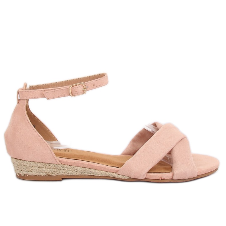 Sandaalit espadrilles pinkki 9R121 Pink II-GAT vaaleanpunainen