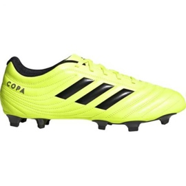 Adidas Copa 19.4 Fg M F35499 jalkapallokengät keltainen keltainen