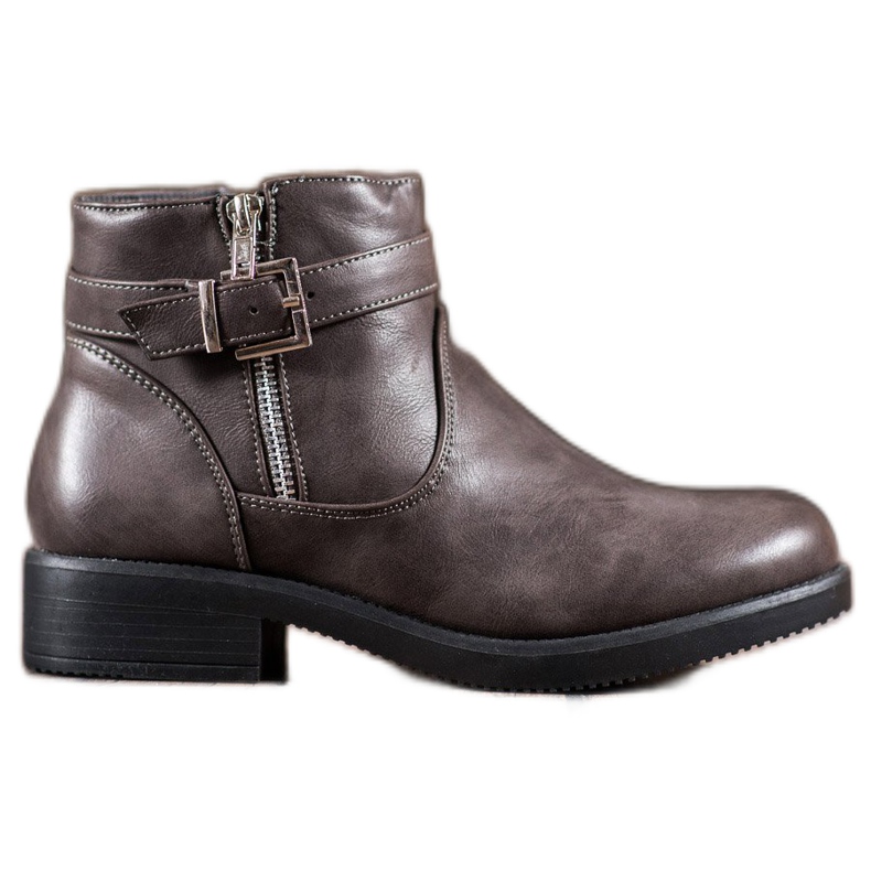 Abloom Harmaat Eco -nahkasaappaat