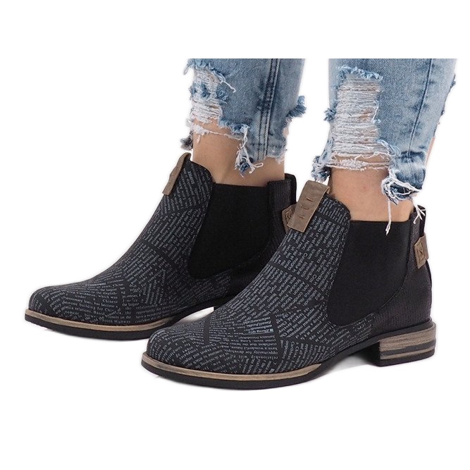 Mustat Chelsea-saappaat HX2U306-1B