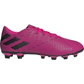 Adidas Nemeziz 19.4 FxG M F34392 jalkapallokengät vaaleanpunainen vaaleanpunainen