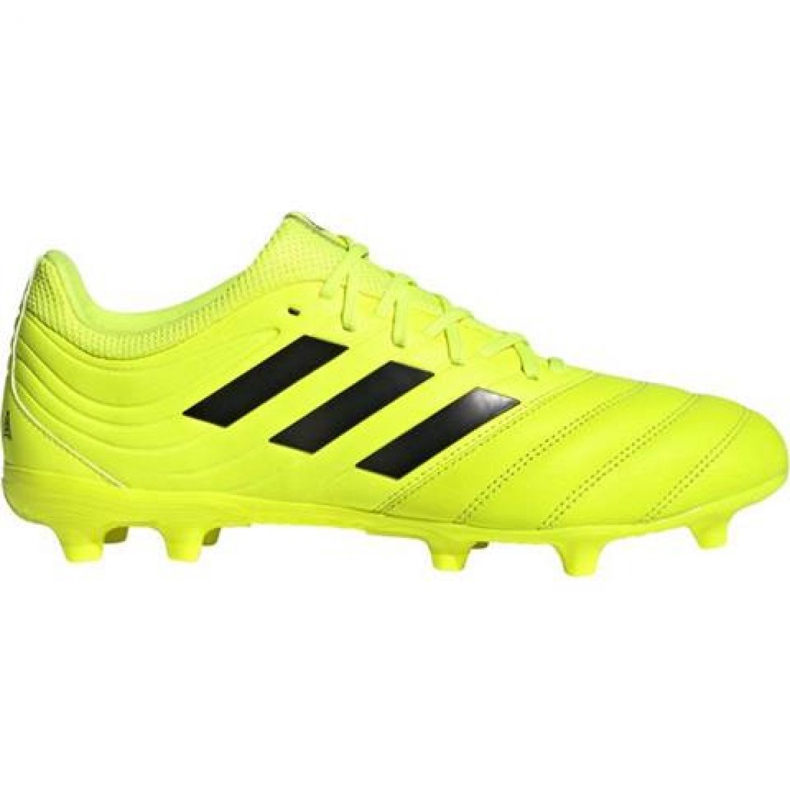 Adidas Copa 19.3 Fg M F35495 jalkapallokengät keltainen keltainen