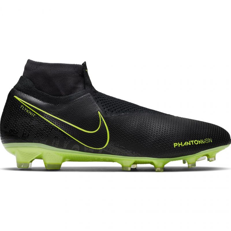 Nike Phantom Vsn Elite Df Fg M AO3262-007 jalkapallokengät musta musta
