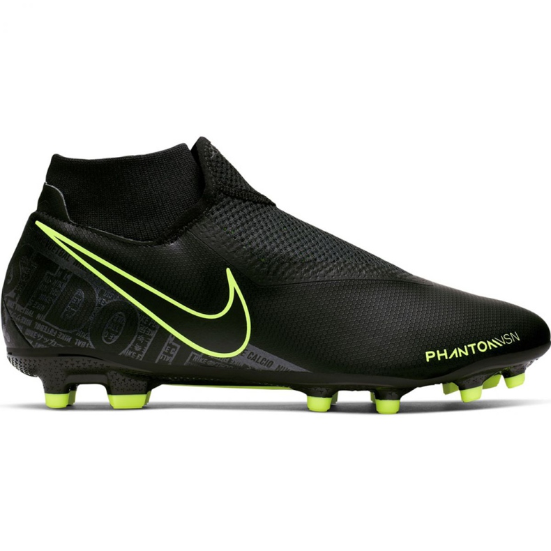 Nike Phantom Vsn Academy Df FG / MG M AO3258-007 jalkapallokengät musta musta