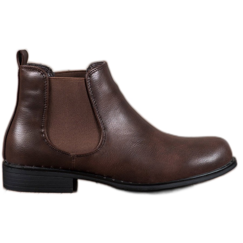 Small Swan Klassiset Chelsea -saappaat ruskea