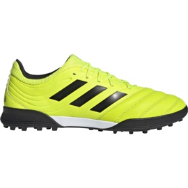 Adidas Copa 19.3 Tf M F35507 jalkapallokengät keltainen keltainen