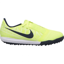 Nike Phantom Venom Academy Tf Jr AO0377-717 jalkapallokengät keltainen keltainen