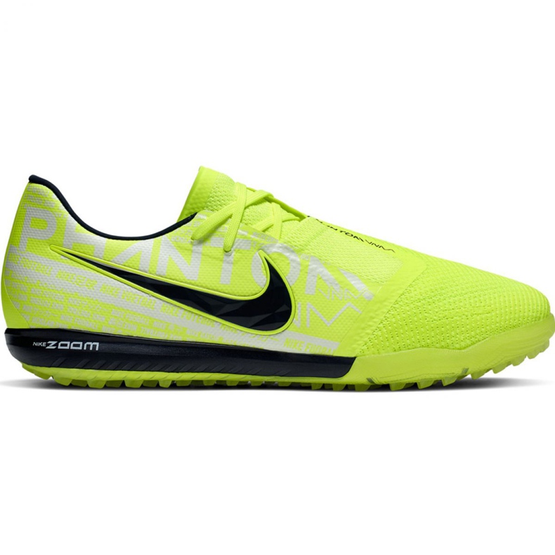 Nike Zoom Phantom Venom Pro Tf M BQ7497-717 jalkapallokengät keltainen keltainen