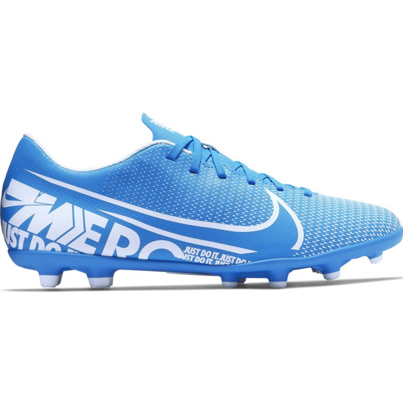 Nike Mercurial Vapor 13 Club FG / MG M AT7968-414 jalkapallokengät sininen sininen