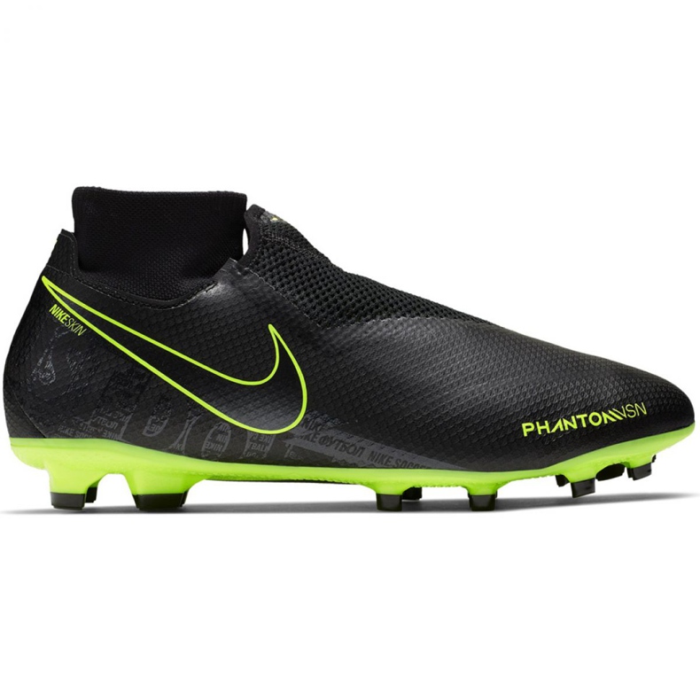Nike Phantom Vsn Pro Df Fg M AO3266-007 jalkapallokengät musta musta