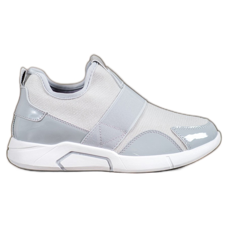 Ideal Shoes Muoti Slip-On lenkkarit harmaa