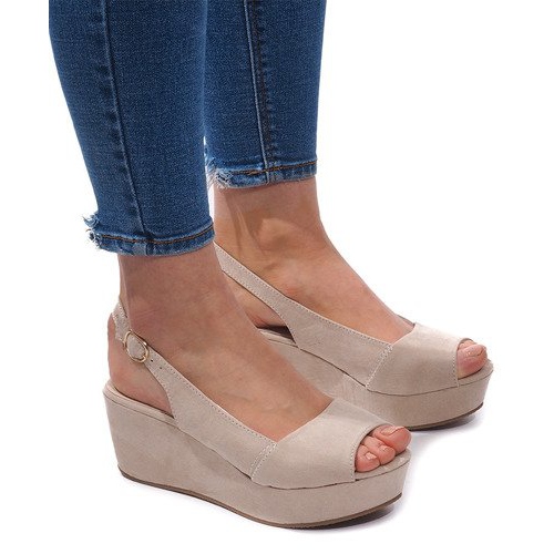 Kiilasandaalit 3H096 Beige