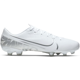 Nike Mercurial Vapor 13 Academy FG / MG M AT5269-100 jalkapallokengät valkoinen valkoinen