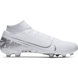 Nike Mercurial Superfly 7 Academy FG / MG M AT7946-100 jalkapallokengät valkoinen valkoinen