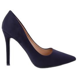 Avokkaat kantapäässä tummansininen 4014 DK. BLUE