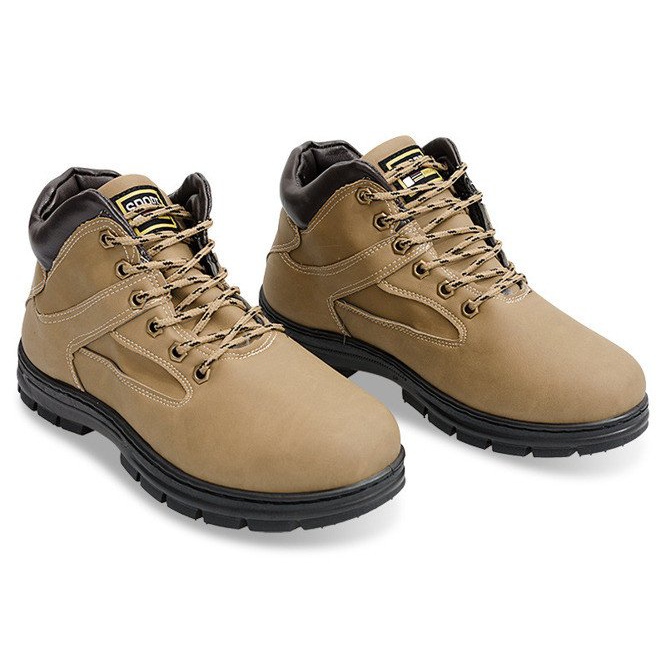 Lämmin saappaat A-8 Ruskea turkis