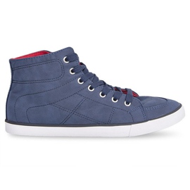 Korkeat rento lenkkarit 033 Navy Blue tummansininen