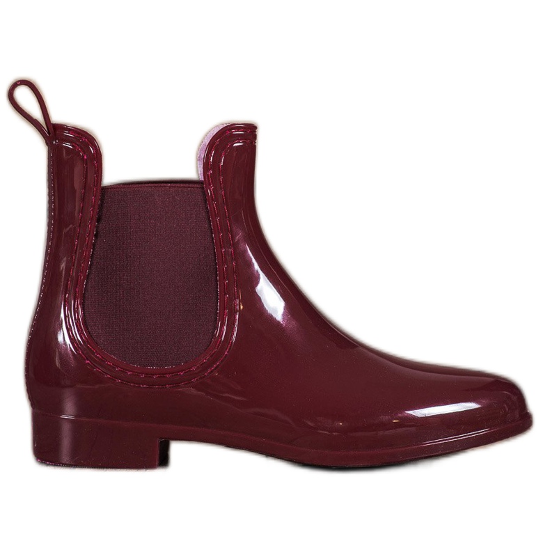 SHELOVET Lakattu galoshes punainen