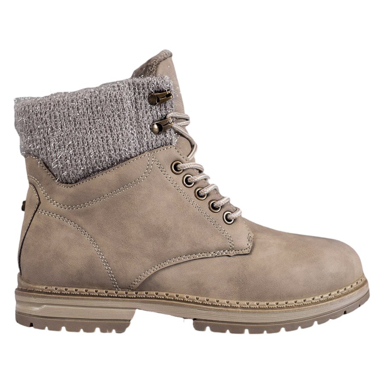 SHELOVET Trappers Glitterillä beige