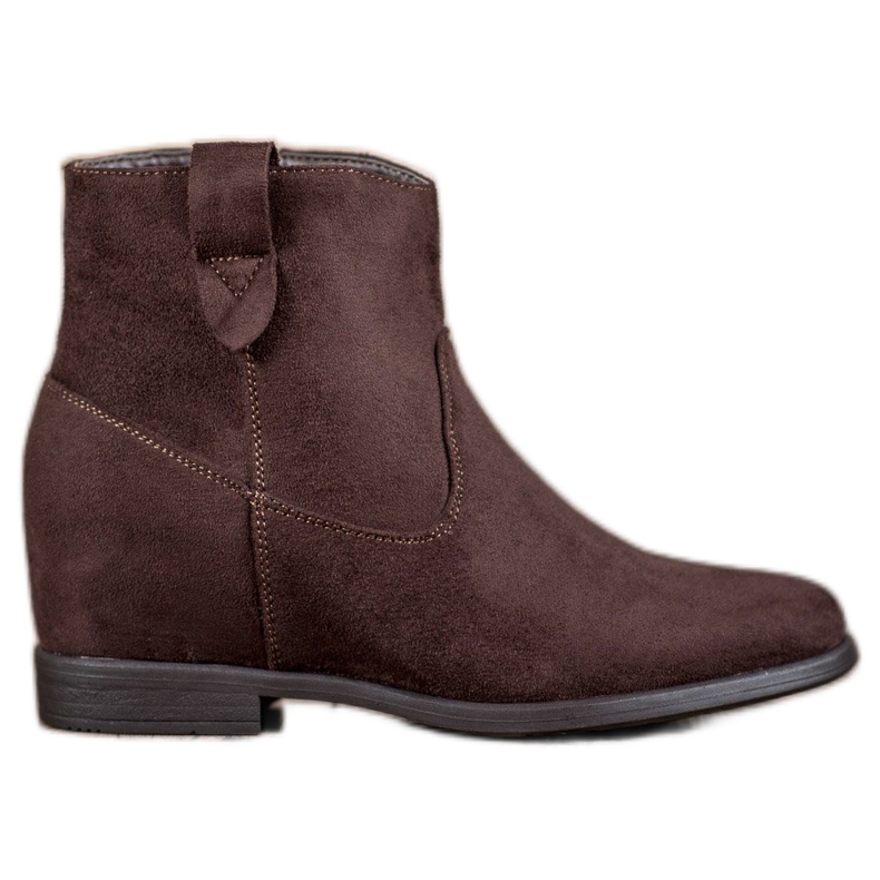 Filippo Saappaat, joissa on piilotettu kiila ruskea