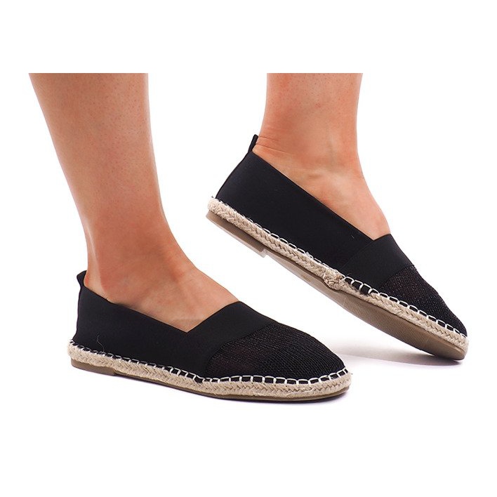 Tennarit Espadrilles Openwork 188-38 Musta