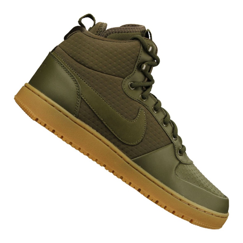 Nike Ebernon Mid Winter M AQ8754-300-kenkä vihreä