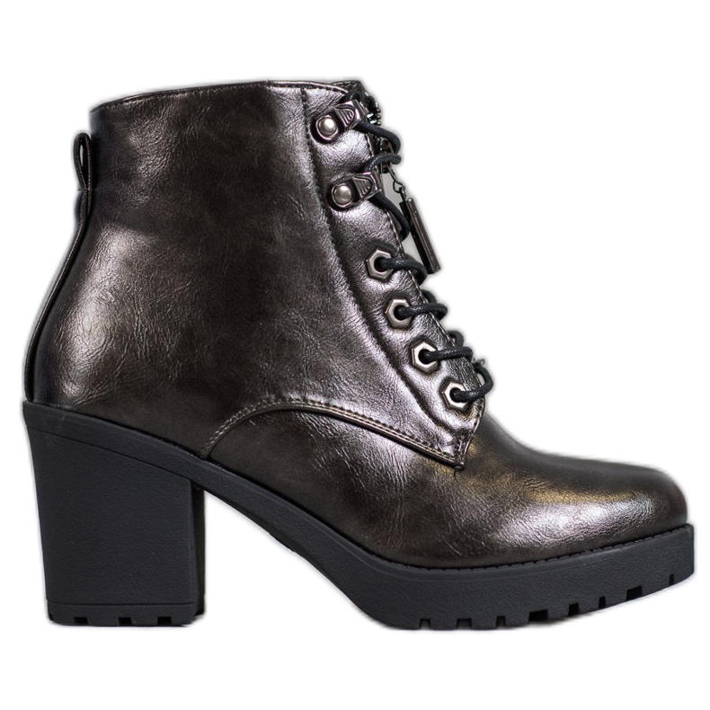 M.Daszyński Metalliset saapikkaat postissa harmaa