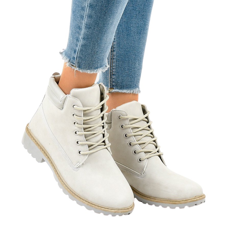 Harmaat vaelluskengät ilman eristystä W-3033