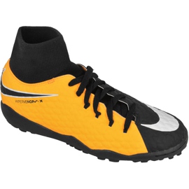 Nike HypervenomX Phelon Iii Df Tf Jr 917775-801 jalkapallokengät monivärinen keltainen