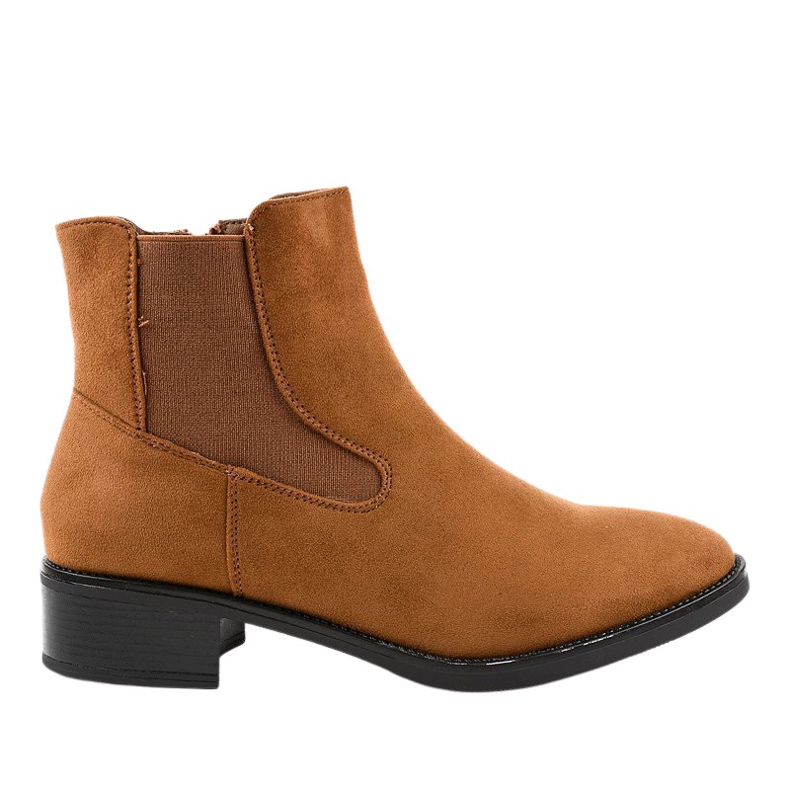 Ruskeat naisten litteät saappaat 1552