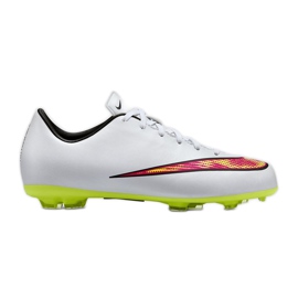 Nike Mercurial Victory V Fg Jr 651634-170 jalkapallokengät valkoinen valkoinen